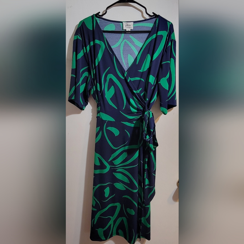 Size 18W Faux Wrap Dress
